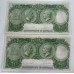 AUSTRALIA 1953 . ONE 1 POUND BANKNOTE . COOMBS/WILSON . CONSECUTIVE PAIR